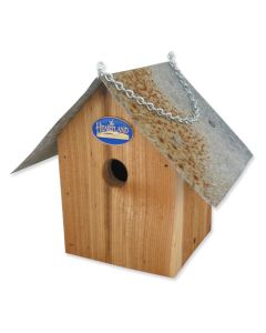 WBIR Heartland Birdhouse -  Hanging - Natural Wood