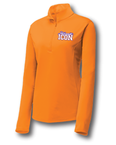 Ladies Ladies Pat Summitt ICON Orange Quarter Zip