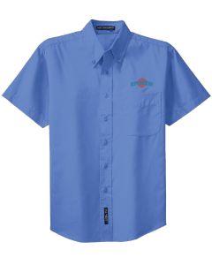 Short Sleeve Easy Care Shirt - Rum Monday