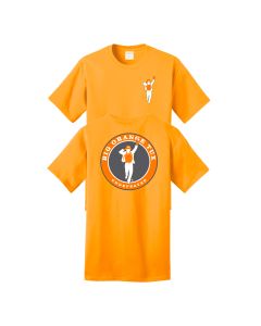 SS Adult Tee. Big Orange Tux - Undefeated